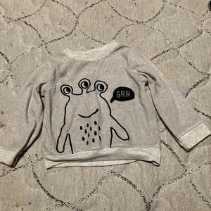 Alien Graphic Sweatshirt Babies Toddlers